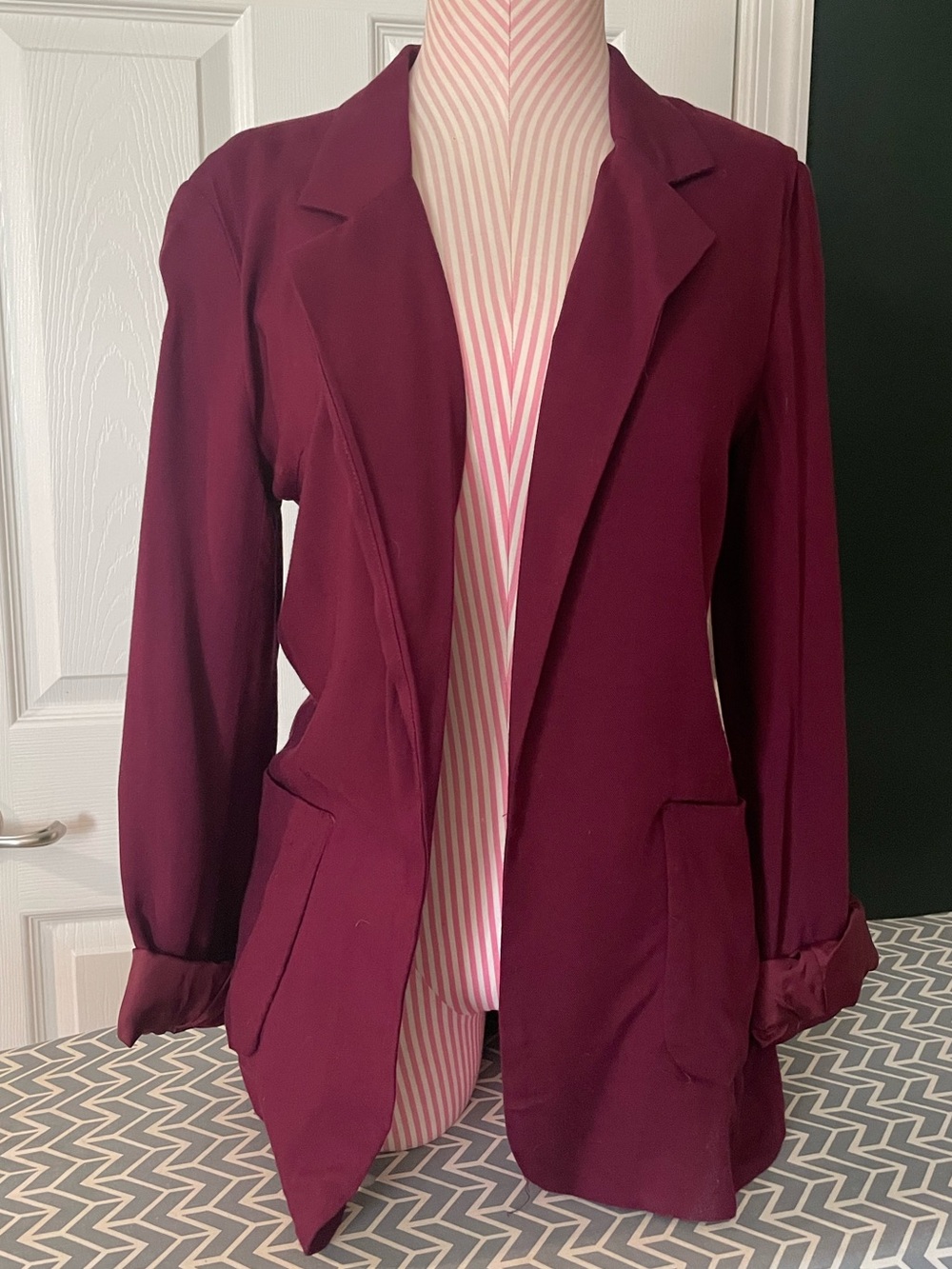 Talula Burgundy Kent Blazer